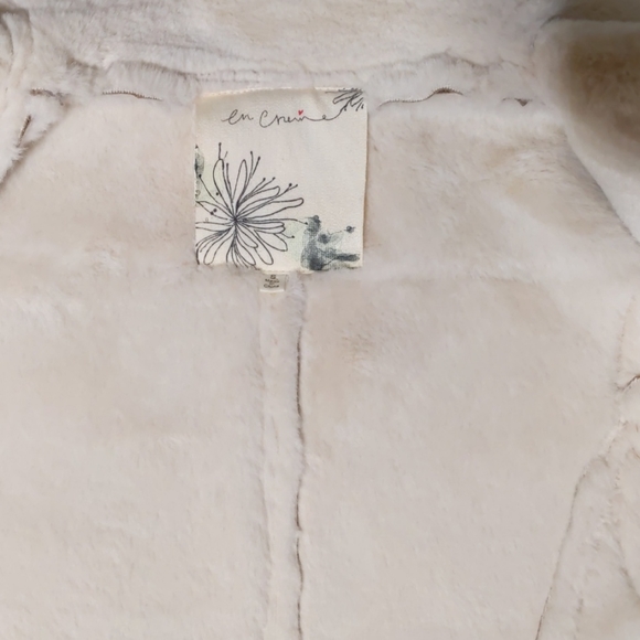 Women's En Creme faux fur vest size small - Picture 5 of 12